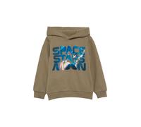 Wärmender Hoodie mit Frontprint 104/110 braun