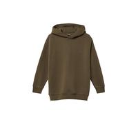 Kuscheliger Oversize-Hoodie mit großem Wordingprint am Rücken 134/140 braun 2170793.8917.134_140