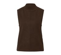 Ärmelloses Sweatshirt mit geripptem Stehkragen 34 braun 2170107.8945.34