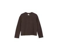s.Oliver Red Label Sweatshirt angeraute Sweatware Baumwoll-Mix 50/50 Relaxed Fit Damen 44 braun