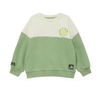 s.Oliver RED LABEL Relaxed Fit Sweatshirt aus Baumwoll-Mix in Schilf, Größe 104