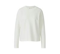 s.Oliver RED LABEL Regular Fit Pullover aus Baumwoll-Mix in Offwhite, Größe 34