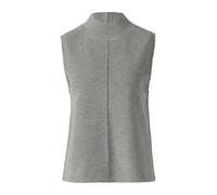 s.Oliver RED LABEL Regular Fit Pullunder aus Baumwoll-Mix in Hellgrau Melange, Größe 40