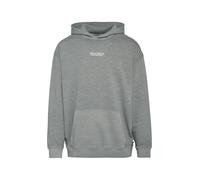 Hoodie mit Flammgarn-Struktur im Relaxed Fit L grau 2157203.95D1.L