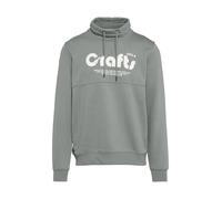 Sweatshirt mit Frontprint und Snood-Kragen XL grau 2156946.95D1.XL