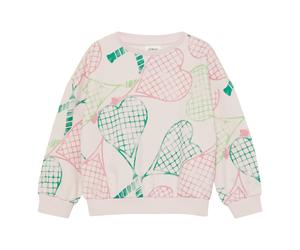 s.Oliver Sweatshirt Herzen 92 rosa/bunt