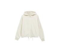 Sweatjacke S.OLIVER, Damen, Gr. 38, light beige melange, Sweatware, Obermaterial: 80% Baumwolle, 20% Polyester, meliert, oversize normal, ohne Ausschnitt, Raglanärmel, Sweatjacken Sweatjacke (62994123