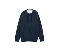 Kapuzensweatjacke in Waffelpiqué 4XL blau 2184566.5978.4XL
