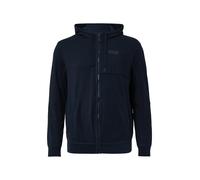 Sportive Hoodie-Sweatjacke im Fabricmix 4XL blau 2174169.5978.4XL