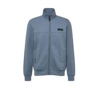 Sweatjacke aus Baumwollmix mit Stehkragen S blau 2169415.5363.S