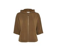 Sweatjacke aus Scuba mit weitem 3/4-Arm 52 braun 2182986.8918.52