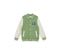 Felpa-Collegejacke mit Kontrastdetails 128/134 grün 2177334.7253.128_134