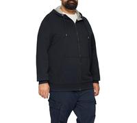 Sweatshirt-Jacke mit Kapuze und Logo XXL blau 2156010.5978.XXL