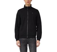 Sweatshirt-Jacke mit Stehkragen und Eingrifftaschen M schwarz 2174924.9999.M