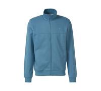 Sweatshirt-Jacke mit Stehkragen und Eingrifftaschen XXL petrol 2174924.6244.XXL