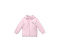 s.Oliver Unisex-Sweatshirt-Jacke 2178569.4117.92 mit Kapuze und Motiv pink Gr. 92