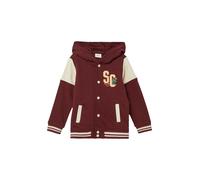 College-Jacke mit Applikation und Kapuze 128/134 rot 2170066.3900.128_134