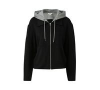 s.Oliver - Sweatshirt Jacke schwarz - Gr. - 40
