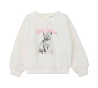 s.Oliver Sweatshirt Katze 116 weiß sweat