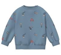 Sweatshirt mit All-over-Print aus Strukturjersey 74 blau 2168988.54A1.74