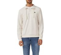Sweatshirt mit Eingrifftaschen und Label-Patch M weiß 2169154.9000.M