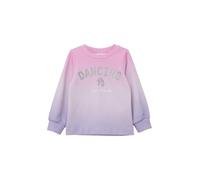 s.Oliver Sweatshirt mit Farbverlauf und Glitzerprint Ecru 104/110