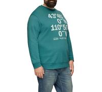 s.Oliver Big Size Herren 2159173 Sweatshirt, Blau Grün 67D1, XXXL