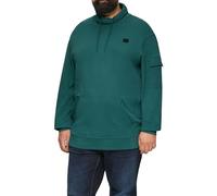 Sweatshirt mit Kängurutasche und Stehkragen XXL Blau 2159137.6720.XXL