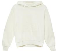 Oversized-Sweatshirt mit Kapuze und gummiertem Frontprint M creme