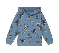 s.Oliver Sweatshirt mit Kapuze Tiere 92 blau/bunt