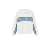 s.Oliver Sweatshirt 2170775.0210.134_140 mit Schriftprint Creme/Weiß/Blau 134/140