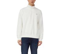 Sweatshirt mit Troyer-Kragen und Logo-Patch L creme 2178511.0200.L