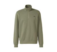 s.Oliver Sweatshirt mit Troyer-Kragen und Logo-Patch