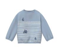 s.Oliver Sweatshirt Pinguine Ringel 62 hellblau sweat