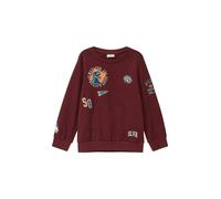 Sweatshirt mit 3D-Prints und Stickerei-Details 116/122 rot 2170063.3900.116_122