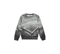 Sweatshirt mit All-over-Print 146/152 schwarz|grau 2170472.99D1.146_152