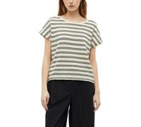 Gestreiftes Shirt in Strickoptik 38 beige 2178644.80G0.38