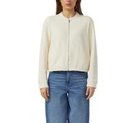 Strukturierte Sweatshirt-Jacke mit Taschen 42 beige 2176241.8000.42