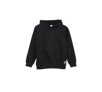 Oversize Kapuzen-Sweatshirt mit Patch 134/140 schwarz 2181072.99D4.134_140