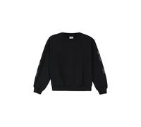Oversize-Sweatshirt mit Print auf Ärmeln und Rücken 134/140 schwarz 2169186.9999.134_140
