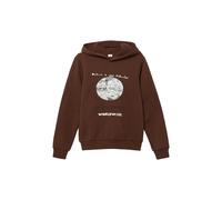 Kuscheliger Hoodie mit Frontprint 158/164 braun 2172863.8844.158_164