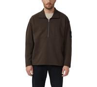 Softes Relaxed-Fit-Sweatshirt aus Baumwollmix mit Label-Patch S braun 2169831.8947.S