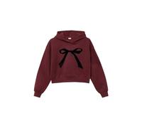 s.Oliver Kuscheliger Cropped Oversize Hoodie mit Print Rot 158/164