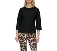 Strukturiertes Sweatshirt mit Rundhalsausschnitt 38 schwarz 2153995.99X7.38