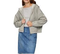 Sweatshirt-Jacke aus Scuba im Relaxed Fit 44 grau