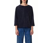 Cord-Shirt mit Teilungsnaht und Fledermausärmeln 36 blau 2170099.5959.36