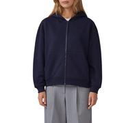 S.OLIVER RED LABEL Sweatjacke in Dunkelblau - Größe 40 | Damen Sweatshirts Jacken