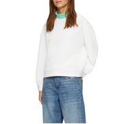 s.Oliver Scuba-Sweatshirt aus Modalmix mit Faltendetail Ecru 46