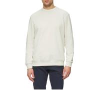 Crew Neck-Sweatshirt aus Baumwollmix mit Logo-Stickerei S creme 2161573.0330.S