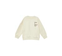 s.Oliver Oversize-Sweatshirt mit Rückenprint, kuschelige Innenseite - Beige 116/122
